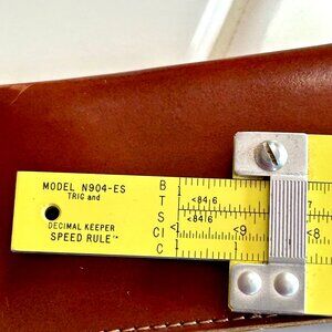 Rare Pickett Model N904-ES Trig & Decimal Keeper Speed Slide Rule Exc Condition